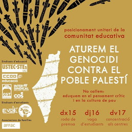 Aturem el genocidi contra el poble palestí